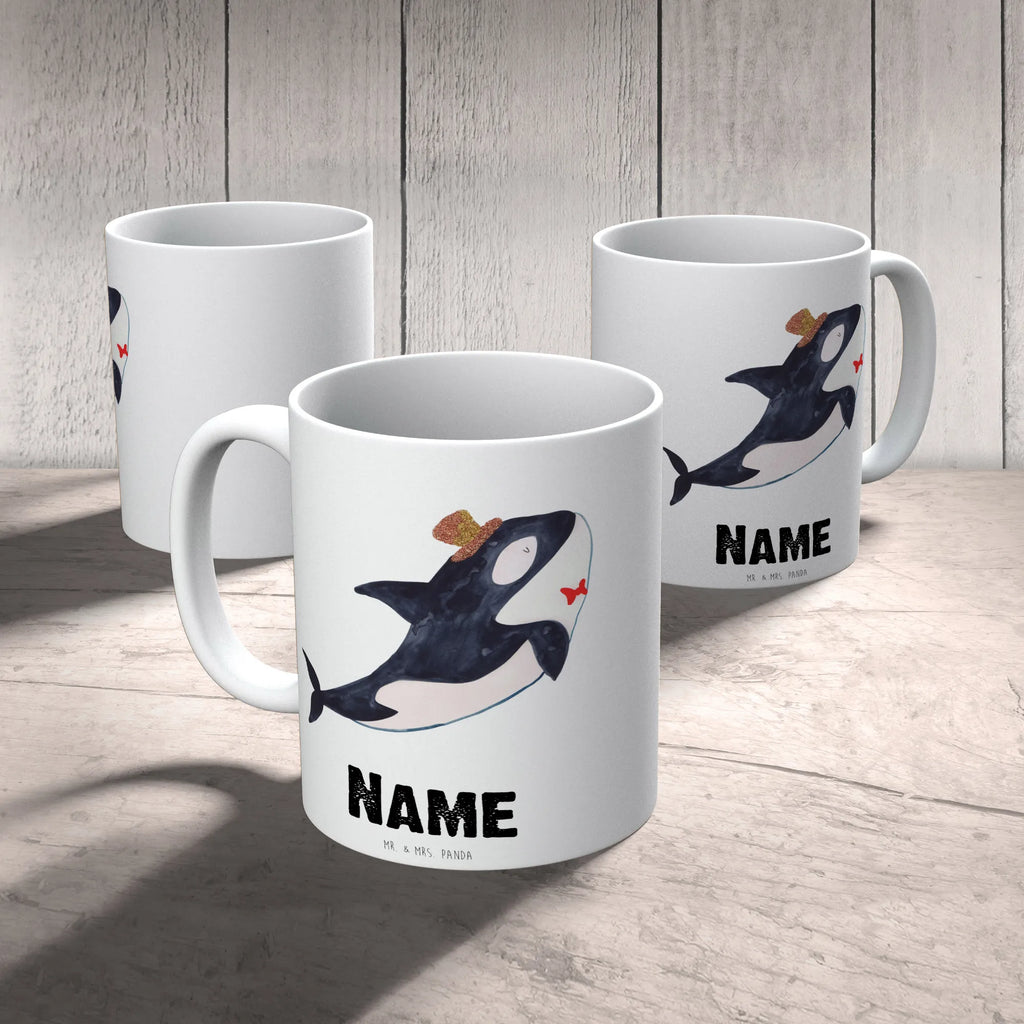 Personalisierte Tasse Orca Zylinder Personalisierte Tasse, Namenstasse, Wunschname, Personalisiert, Tasse, Namen, Drucken, Tasse mit Namen, Meerestiere, Meer, Urlaub, Narwal, Glitter, Konfetti, Glitzer, Geburtstag, Feier, Fete, Fest, Glückwunsch, Orca