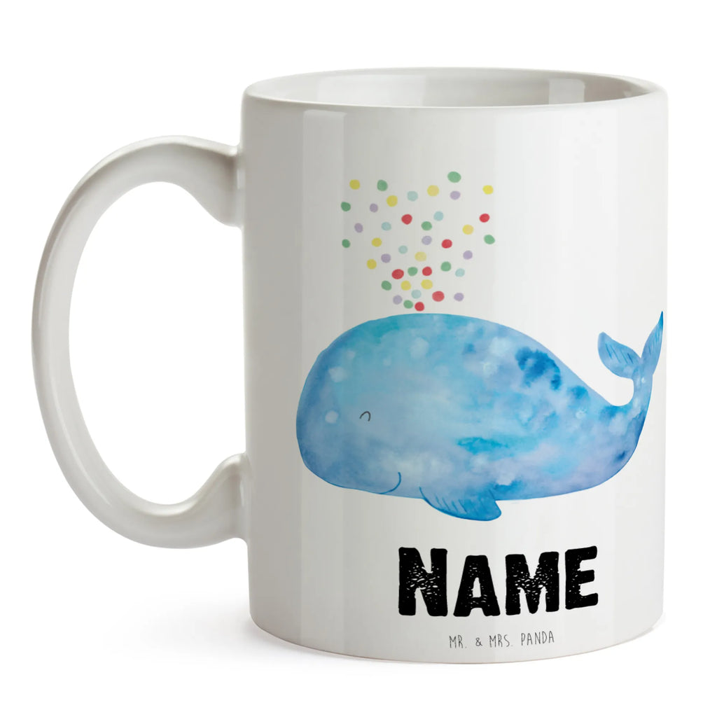 Personalisierte Tasse Wal Konfetti Personalisierte Tasse, Namenstasse, Wunschname, Personalisiert, Tasse, Namen, Drucken, Tasse mit Namen, Meerestiere, Meer, Urlaub, Wal, Konfetti, Wale, Motivation, Neuanfang, Trennung, Diät, Abnehmen, Neustart, Lebensabschnitt, Geburtstag