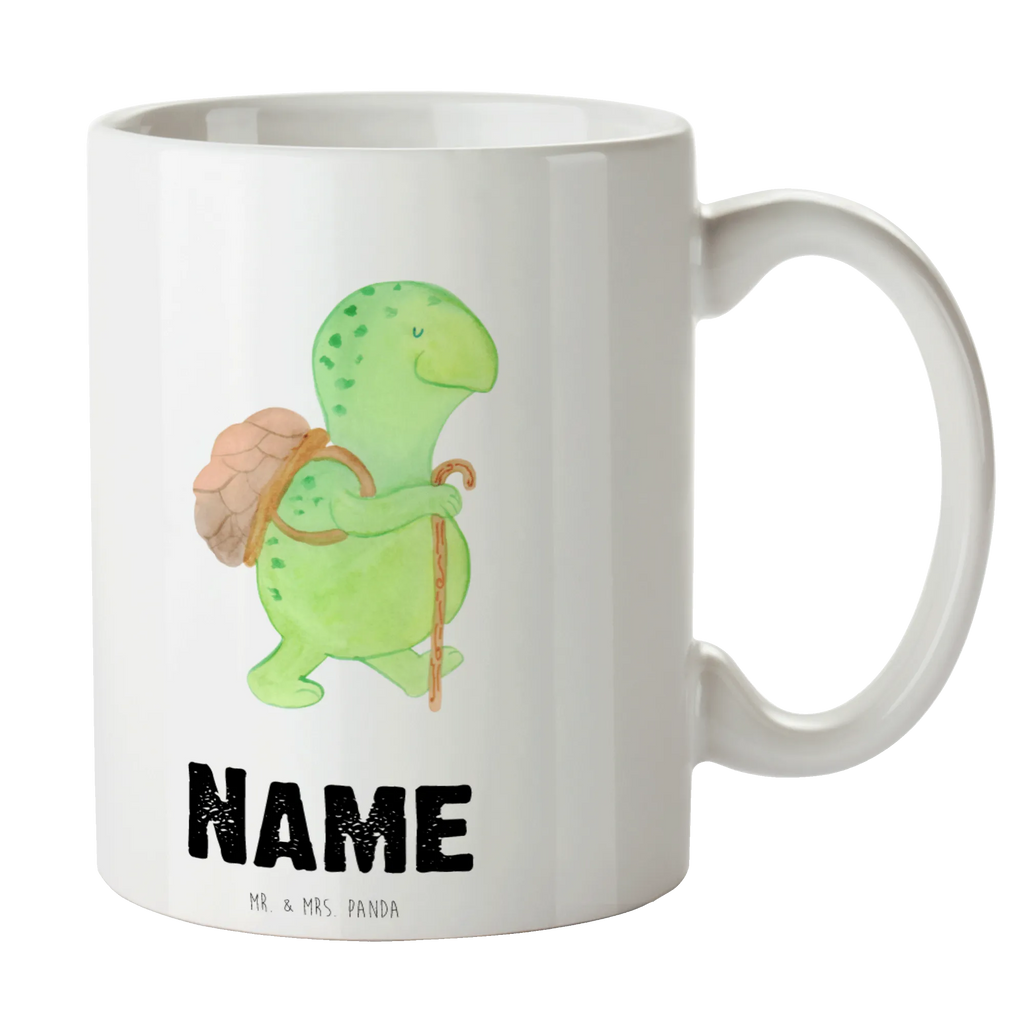 Personalisierte Tasse Schildkröte Wanderer Personalisierte Tasse, Namenstasse, Wunschname, Personalisiert, Tasse, Namen, Drucken, Tasse mit Namen, Schildkröte, Schildkröten, Motivation, Motivationsspruch, Motivationssprüche, Neuanfang