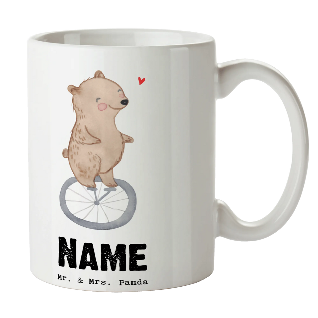 Personalisierte Tasse Bär Einrad fahren Personalisierte Tasse, Namenstasse, Wunschname, Personalisiert, Tasse, Namen, Drucken, Tasse mit Namen, Geschenk, Sport, Sportart, Hobby, Schenken, Danke, Dankeschön, Auszeichnung, Gewinn, Sportler, Einrad fahren