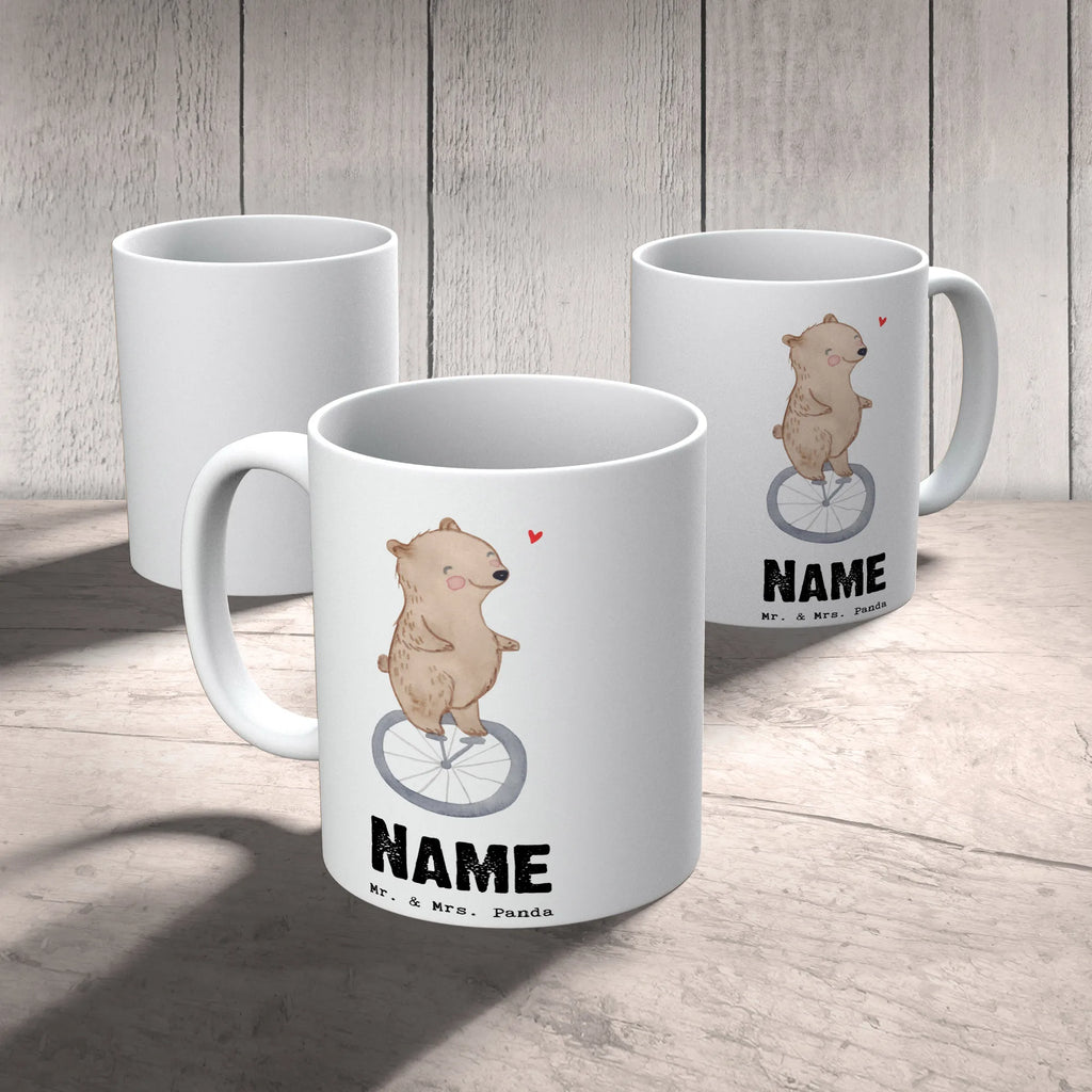 Personalisierte Tasse Bär Einrad fahren Personalisierte Tasse, Namenstasse, Wunschname, Personalisiert, Tasse, Namen, Drucken, Tasse mit Namen, Geschenk, Sport, Sportart, Hobby, Schenken, Danke, Dankeschön, Auszeichnung, Gewinn, Sportler, Einrad fahren