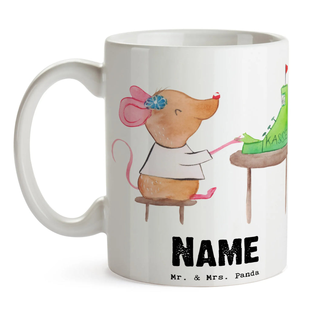 Personalisierte Tasse Kassenwartin mit Herz Personalisierte Tasse, Namenstasse, Wunschname, Personalisiert, Tasse, Namen, Drucken, Tasse mit Namen, Beruf, Ausbildung, Jubiläum, Abschied, Rente, Kollege, Kollegin, Geschenk, Schenken, Arbeitskollege, Mitarbeiter, Firma, Danke, Dankeschön, Kassenwartin, Schatzmeisterin, Verein