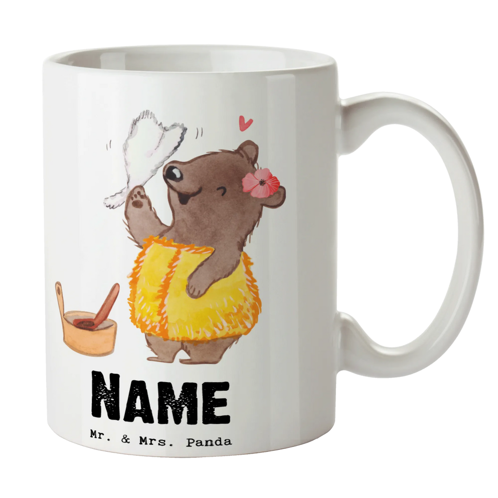 Personalisierte Tasse Saunameisterin mit Herz Personalisierte Tasse, Namenstasse, Wunschname, Personalisiert, Tasse, Namen, Drucken, Tasse mit Namen, Beruf, Ausbildung, Jubiläum, Abschied, Rente, Kollege, Kollegin, Geschenk, Schenken, Arbeitskollege, Mitarbeiter, Firma, Danke, Dankeschön