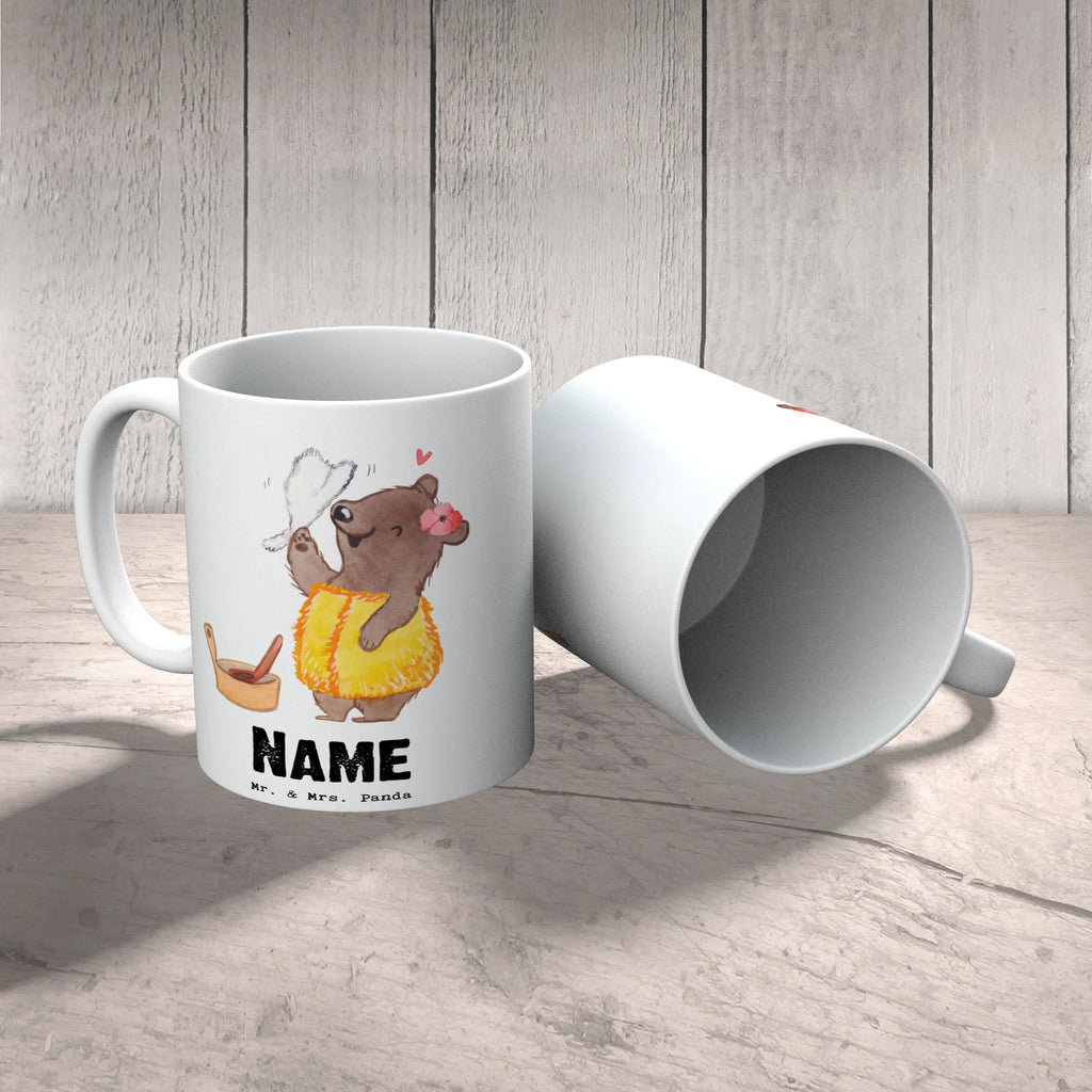 Personalisierte Tasse Saunameisterin mit Herz Personalisierte Tasse, Namenstasse, Wunschname, Personalisiert, Tasse, Namen, Drucken, Tasse mit Namen, Beruf, Ausbildung, Jubiläum, Abschied, Rente, Kollege, Kollegin, Geschenk, Schenken, Arbeitskollege, Mitarbeiter, Firma, Danke, Dankeschön