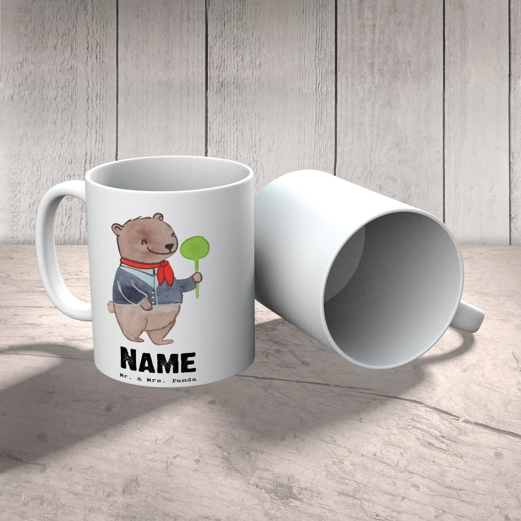 Personalisierte Tasse Zugbegleiterin mit Herz Personalisierte Tasse, Namenstasse, Wunschname, Personalisiert, Tasse, Namen, Drucken, Tasse mit Namen, Beruf, Ausbildung, Jubiläum, Abschied, Rente, Kollege, Kollegin, Geschenk, Schenken, Arbeitskollege, Mitarbeiter, Firma, Danke, Dankeschön