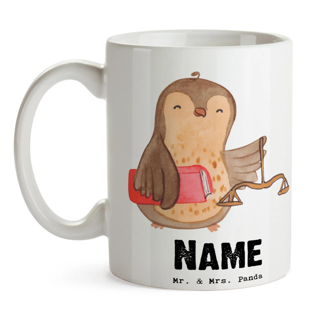 Personalisierte Tasse Jurist mit Herz Personalisierte Tasse, Namenstasse, Wunschname, Personalisiert, Tasse, Namen, Drucken, Tasse mit Namen, Beruf, Ausbildung, Jubiläum, Abschied, Rente, Kollege, Kollegin, Geschenk, Schenken, Arbeitskollege, Mitarbeiter, Firma, Danke, Dankeschön, Jurist, Anwalt, Jura Studium, Master of laws, Staatsexamen, Jurastudent, Anwaltskanzlei