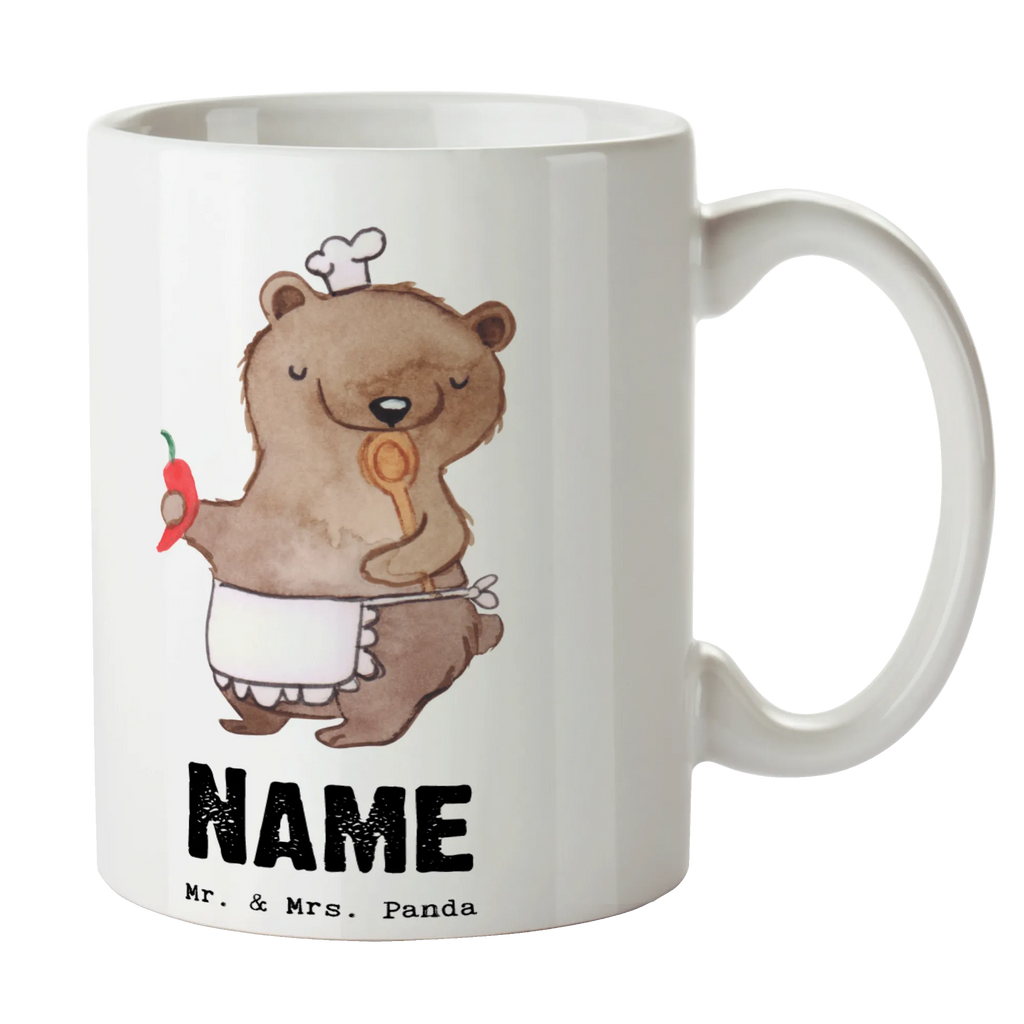 Personalisierte Tasse Koch mit Herz Personalisierte Tasse, Namenstasse, Wunschname, Personalisiert, Tasse, Namen, Drucken, Tasse mit Namen, Beruf, Ausbildung, Jubiläum, Abschied, Rente, Kollege, Kollegin, Geschenk, Schenken, Arbeitskollege, Mitarbeiter, Firma, Danke, Dankeschön, Koch, Chefkoch, Küchenchef, Küchenmeister, Schiffskoch, Sternekoch, Fernsehkoch, Restaurant