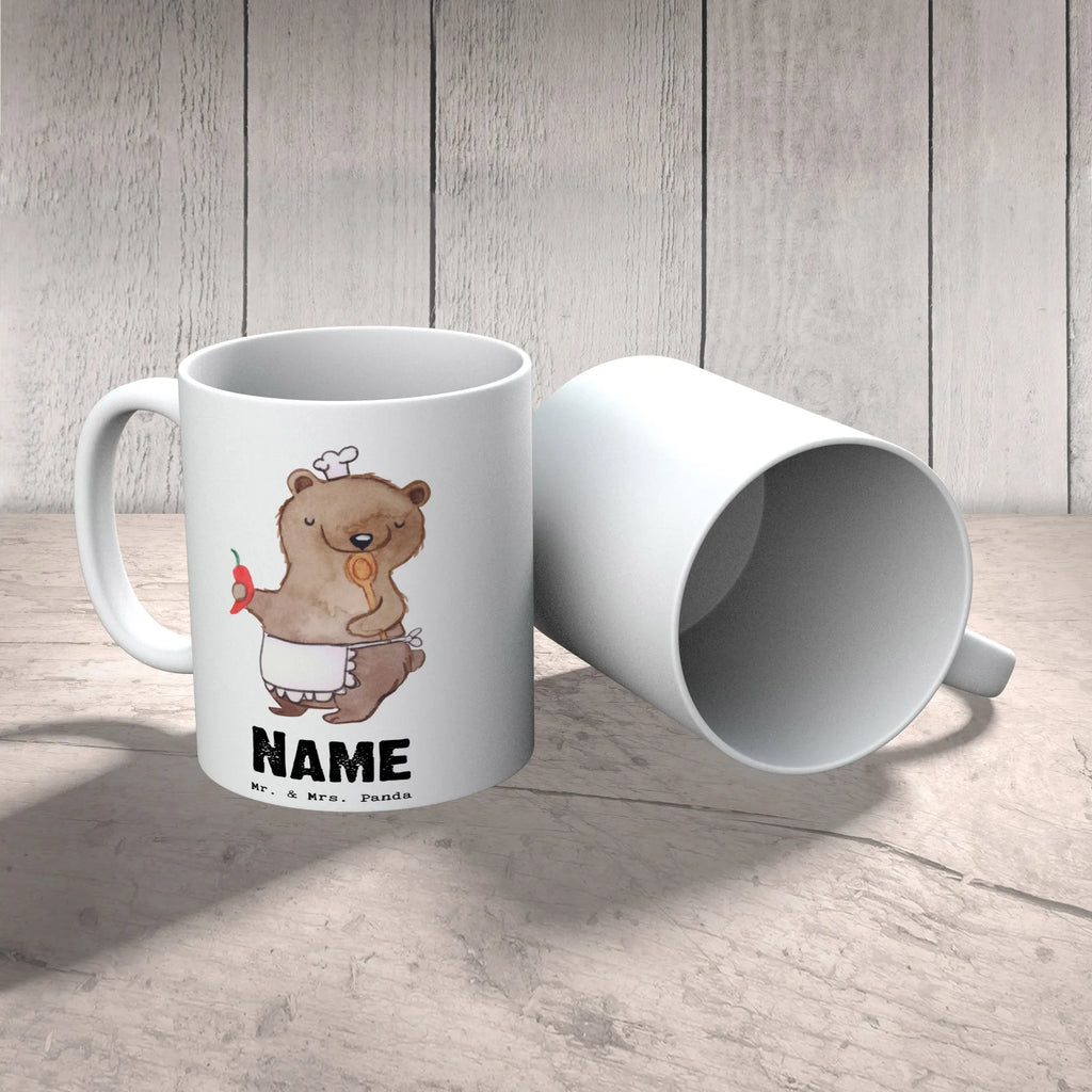 Personalisierte Tasse Koch mit Herz Personalisierte Tasse, Namenstasse, Wunschname, Personalisiert, Tasse, Namen, Drucken, Tasse mit Namen, Beruf, Ausbildung, Jubiläum, Abschied, Rente, Kollege, Kollegin, Geschenk, Schenken, Arbeitskollege, Mitarbeiter, Firma, Danke, Dankeschön, Koch, Chefkoch, Küchenchef, Küchenmeister, Schiffskoch, Sternekoch, Fernsehkoch, Restaurant