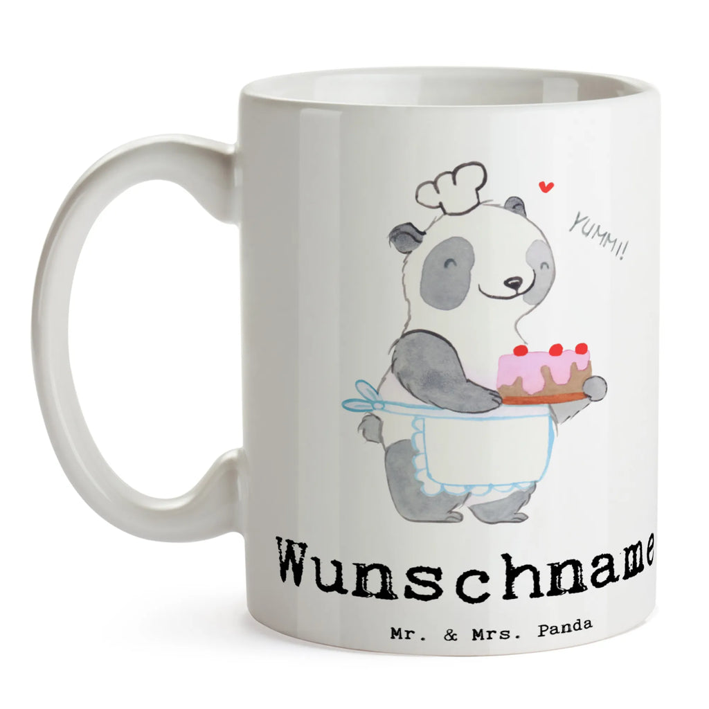 Personalisierte Tasse Panda Backen Personalisierte Tasse, Namenstasse, Wunschname, Personalisiert, Tasse, Namen, Drucken, Tasse mit Namen, Geschenk, Sport, Sportart, Hobby, Schenken, Danke, Dankeschön, Auszeichnung, Gewinn, Sportler, backen, Hobbybäcker, Kuchen backen