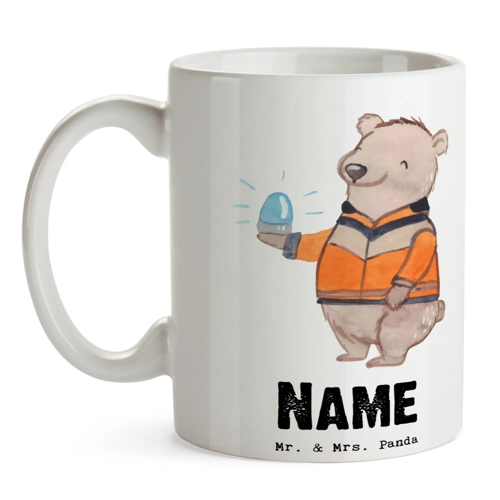 Personalisierte Tasse Rettungswagenfahrer mit Herz Personalisierte Tasse, Namenstasse, Wunschname, Personalisiert, Tasse, Namen, Drucken, Tasse mit Namen, Beruf, Ausbildung, Jubiläum, Abschied, Rente, Kollege, Kollegin, Geschenk, Schenken, Arbeitskollege, Mitarbeiter, Firma, Danke, Dankeschön