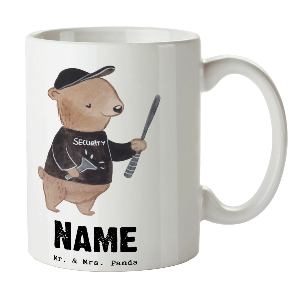 Personalisierte Tasse Security Mitarbeiter Herz Personalisierte Tasse, Namenstasse, Wunschname, Personalisiert, Tasse, Namen, Drucken, Tasse mit Namen, Beruf, Ausbildung, Jubiläum, Abschied, Rente, Kollege, Kollegin, Geschenk, Schenken, Arbeitskollege, Mitarbeiter, Firma, Danke, Dankeschön