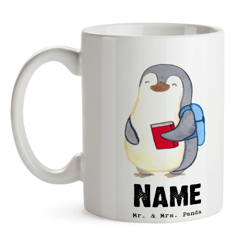 Personalisierte Tasse Student mit Herz Personalisierte Tasse, Namenstasse, Wunschname, Personalisiert, Tasse, Namen, Drucken, Tasse mit Namen, Beruf, Ausbildung, Jubiläum, Abschied, Rente, Kollege, Kollegin, Geschenk, Schenken, Arbeitskollege, Mitarbeiter, Firma, Danke, Dankeschön