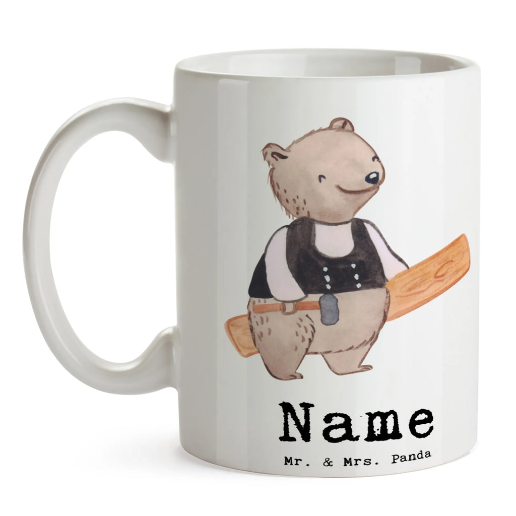 Personalisierte Tasse Zimmermann mit Herz Personalisierte Tasse, Namenstasse, Wunschname, Personalisiert, Tasse, Namen, Drucken, Tasse mit Namen, Beruf, Ausbildung, Jubiläum, Abschied, Rente, Kollege, Kollegin, Geschenk, Schenken, Arbeitskollege, Mitarbeiter, Firma, Danke, Dankeschön