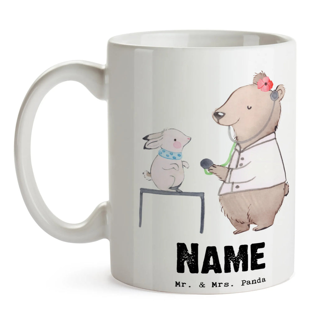 Personalisierte Tasse Tierärztin mit Herz Personalisierte Tasse, Namenstasse, Wunschname, Personalisiert, Tasse, Namen, Drucken, Tasse mit Namen, Beruf, Ausbildung, Jubiläum, Abschied, Rente, Kollege, Kollegin, Geschenk, Schenken, Arbeitskollege, Mitarbeiter, Firma, Danke, Dankeschön