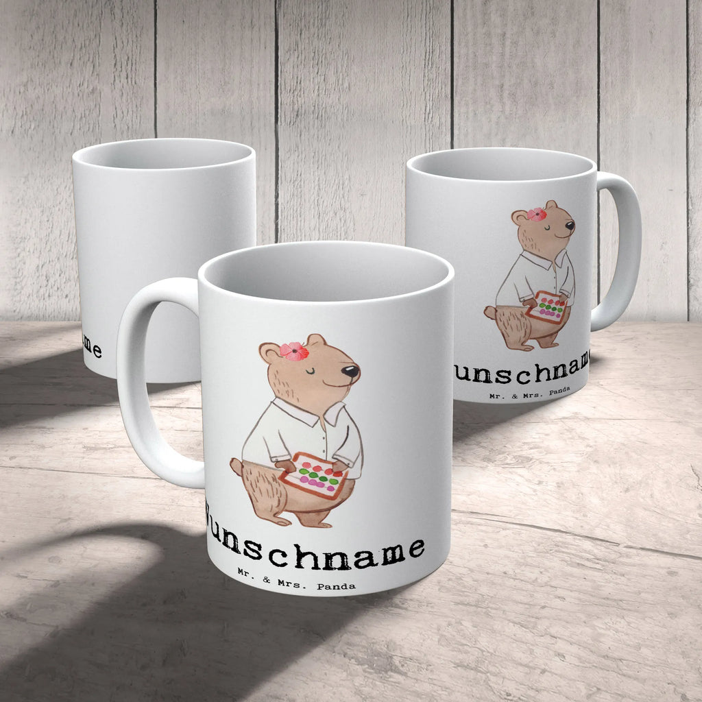 Personalisierte Tasse Bankfachfrau mit Herz Personalisierte Tasse, Namenstasse, Wunschname, Personalisiert, Tasse, Namen, Drucken, Tasse mit Namen, Beruf, Ausbildung, Jubiläum, Abschied, Rente, Kollege, Kollegin, Geschenk, Schenken, Arbeitskollege, Mitarbeiter, Firma, Danke, Dankeschön, Bankfachfrau, Bankangestellte, Bänkerin, Bankberaterin