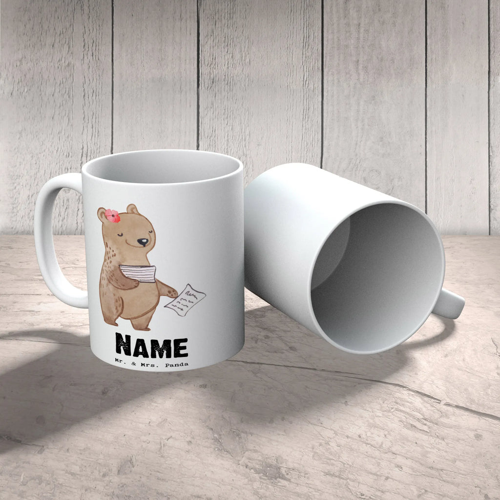 Personalisierte Tasse Buchhalterin mit Herz Personalisierte Tasse, Namenstasse, Wunschname, Personalisiert, Tasse, Namen, Drucken, Tasse mit Namen, Beruf, Ausbildung, Jubiläum, Abschied, Rente, Kollege, Kollegin, Geschenk, Schenken, Arbeitskollege, Mitarbeiter, Firma, Danke, Dankeschön, Buchhalter, in Bürojob, Backoffice Mitarbeiterin, Angestellte