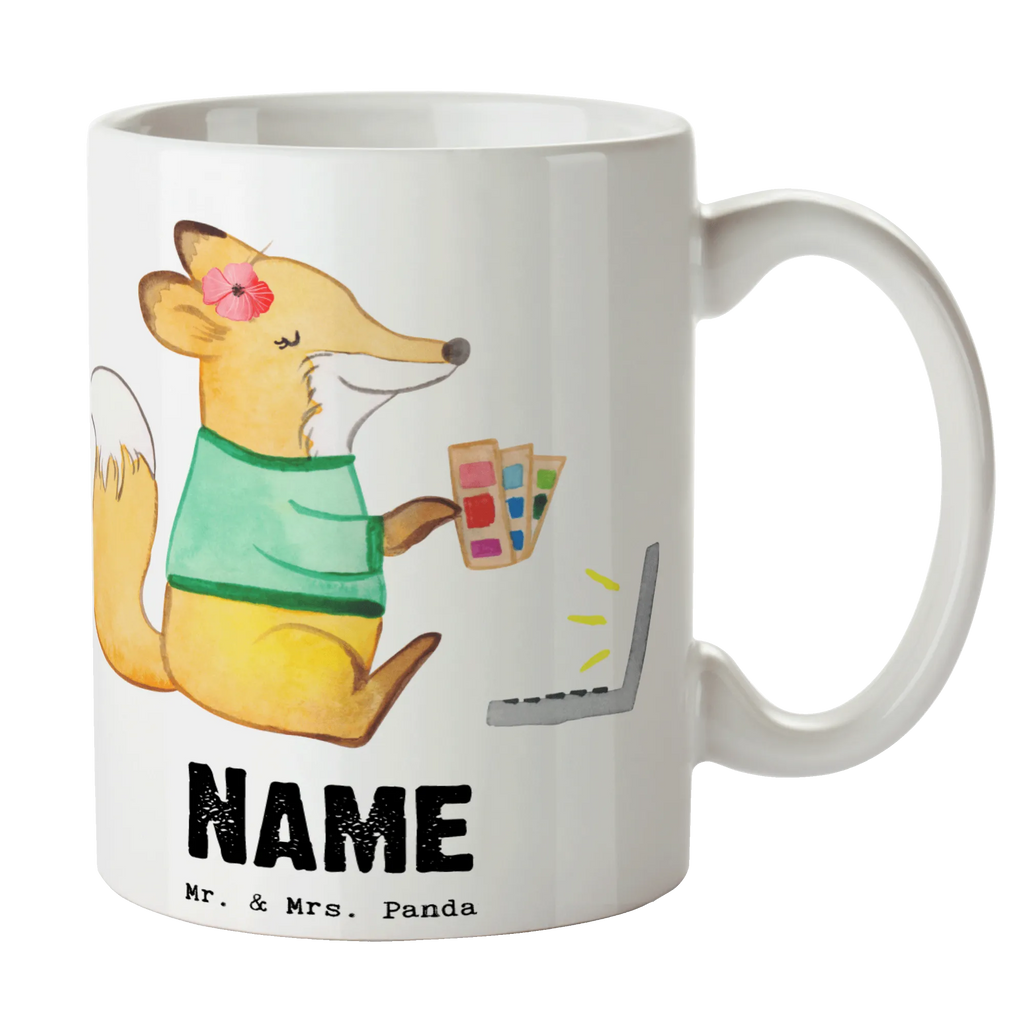 Personalisierte Tasse Mediengestalterin mit Herz Personalisierte Tasse, Namenstasse, Wunschname, Personalisiert, Tasse, Namen, Drucken, Tasse mit Namen, Beruf, Ausbildung, Jubiläum, Abschied, Rente, Kollege, Kollegin, Geschenk, Schenken, Arbeitskollege, Mitarbeiter, Firma, Danke, Dankeschön, Grafikerin, Designer, Mediengestalter, Grafikdesignerin