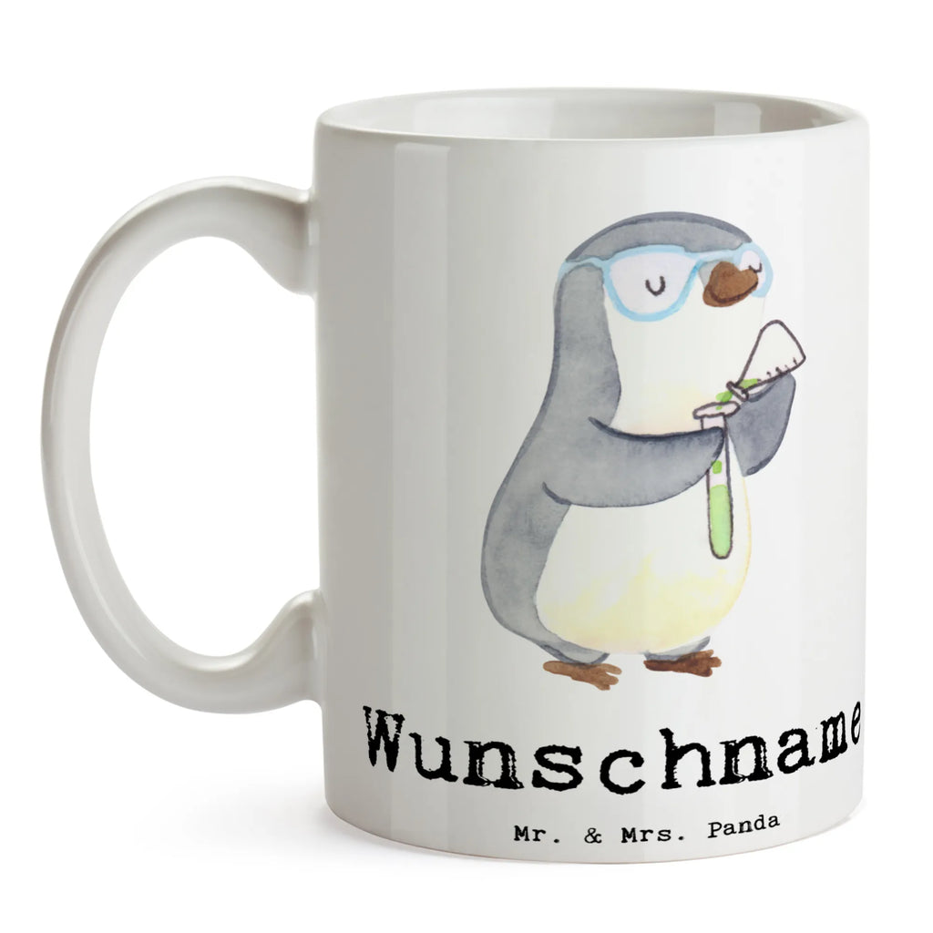 Personalisierte Tasse Chemiker mit Herz Personalisierte Tasse, Namenstasse, Wunschname, Personalisiert, Tasse, Namen, Drucken, Tasse mit Namen, Beruf, Ausbildung, Jubiläum, Abschied, Rente, Kollege, Kollegin, Geschenk, Schenken, Arbeitskollege, Mitarbeiter, Firma, Danke, Dankeschön, Chemiker, Chemielaborant, Naturwissenschaftler, Labor, Studium, Forschung, Wissenschaftler