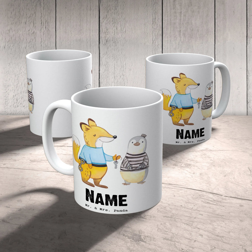 Personalisierte Tasse Justizvollzugsbeamter mit Herz Personalisierte Tasse, Namenstasse, Wunschname, Personalisiert, Tasse, Namen, Drucken, Tasse mit Namen, Beruf, Ausbildung, Jubiläum, Abschied, Rente, Kollege, Kollegin, Geschenk, Schenken, Arbeitskollege, Mitarbeiter, Firma, Danke, Dankeschön, Gefängniswärter, Justizvollzugsbeamter