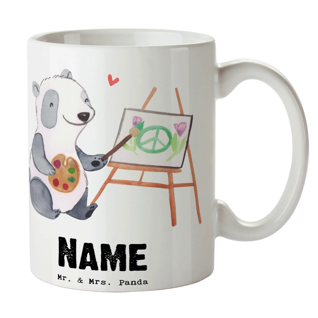 Personalisierte Tasse Künstler mit Herz Personalisierte Tasse, Namenstasse, Wunschname, Personalisiert, Tasse, Namen, Drucken, Tasse mit Namen, Beruf, Ausbildung, Jubiläum, Abschied, Rente, Kollege, Kollegin, Geschenk, Schenken, Arbeitskollege, Mitarbeiter, Firma, Danke, Dankeschön, Künstler, Maler, Kunstmaler, Galerie Eröffnung, Kunstschule