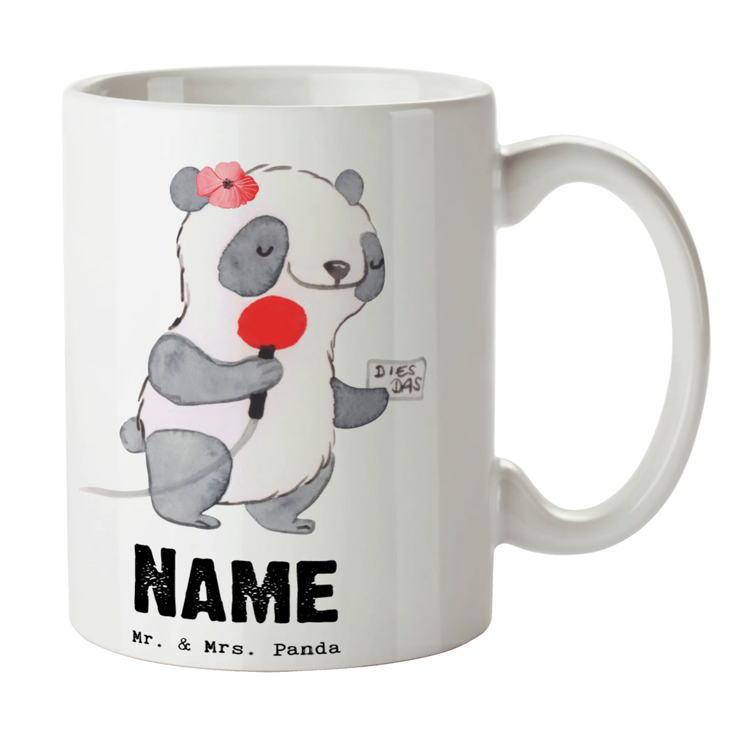 Personalisierte Tasse Sportjournalistin mit Herz Personalisierte Tasse, Namenstasse, Wunschname, Personalisiert, Tasse, Namen, Drucken, Tasse mit Namen, Beruf, Ausbildung, Jubiläum, Abschied, Rente, Kollege, Kollegin, Geschenk, Schenken, Arbeitskollege, Mitarbeiter, Firma, Danke, Dankeschön, Sportjournalistin, Journalistin, Reporterin, Redakteurin, Pressebüro, Studium