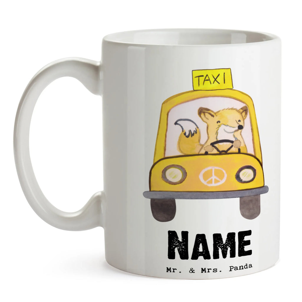 Personalisierte Tasse Taxifahrer mit Herz Personalisierte Tasse, Namenstasse, Wunschname, Personalisiert, Tasse, Namen, Drucken, Tasse mit Namen, Beruf, Ausbildung, Jubiläum, Abschied, Rente, Kollege, Kollegin, Geschenk, Schenken, Arbeitskollege, Mitarbeiter, Firma, Danke, Dankeschön