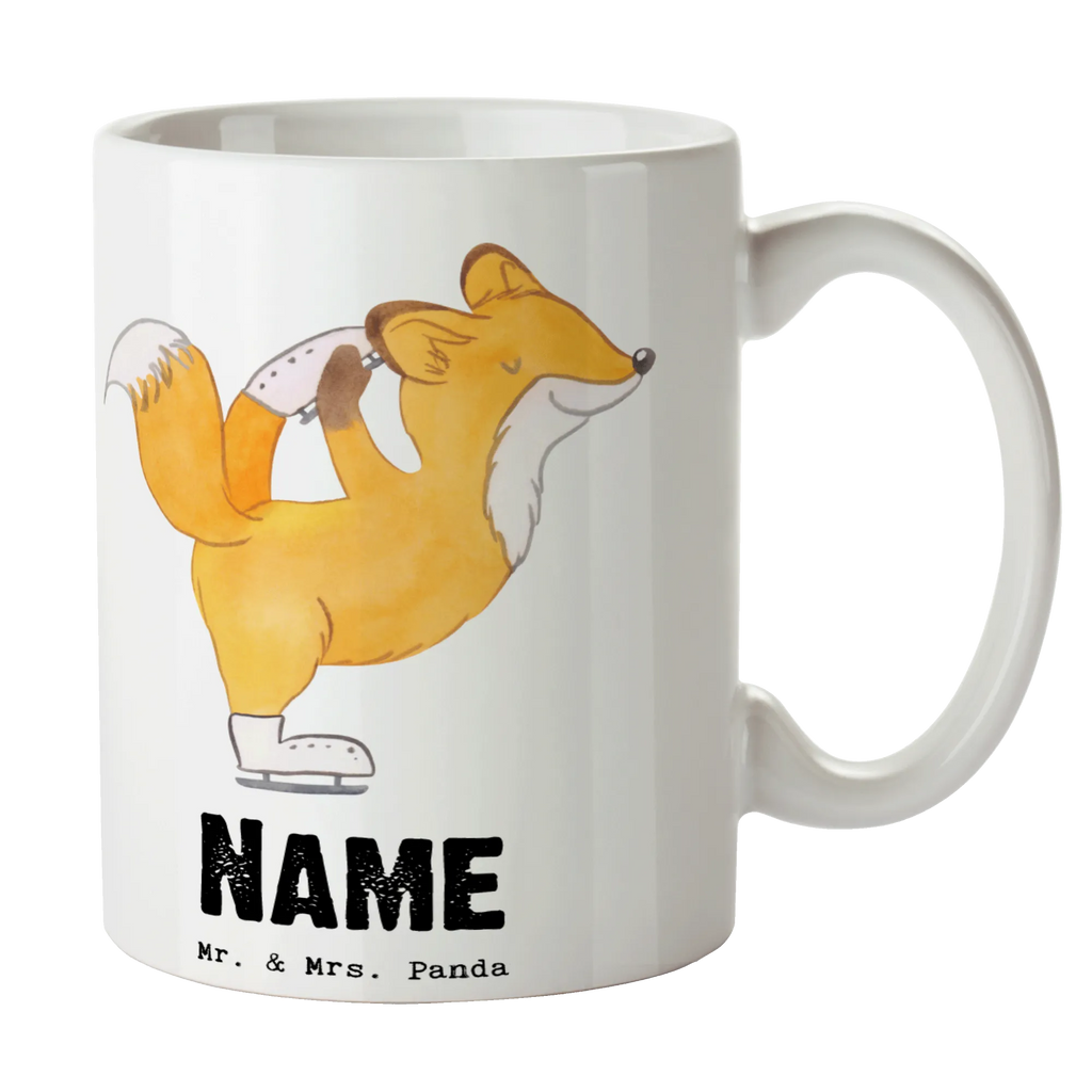 Personalisierte Tasse Fuchs Eiskunstläufer Personalisierte Tasse, Namenstasse, Wunschname, Personalisiert, Tasse, Namen, Drucken, Tasse mit Namen, Geschenk, Sport, Sportart, Hobby, Schenken, Danke, Dankeschön, Auszeichnung, Gewinn, Sportler, Eiskunstläufer, Eiskunstläuferin, Eiskunst