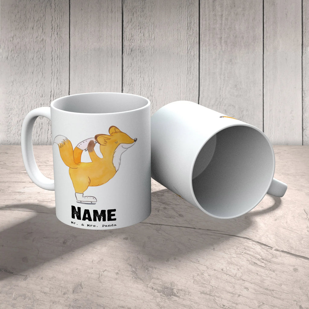 Personalisierte Tasse Fuchs Eiskunstläufer Personalisierte Tasse, Namenstasse, Wunschname, Personalisiert, Tasse, Namen, Drucken, Tasse mit Namen, Geschenk, Sport, Sportart, Hobby, Schenken, Danke, Dankeschön, Auszeichnung, Gewinn, Sportler, Eiskunstläufer, Eiskunstläuferin, Eiskunst