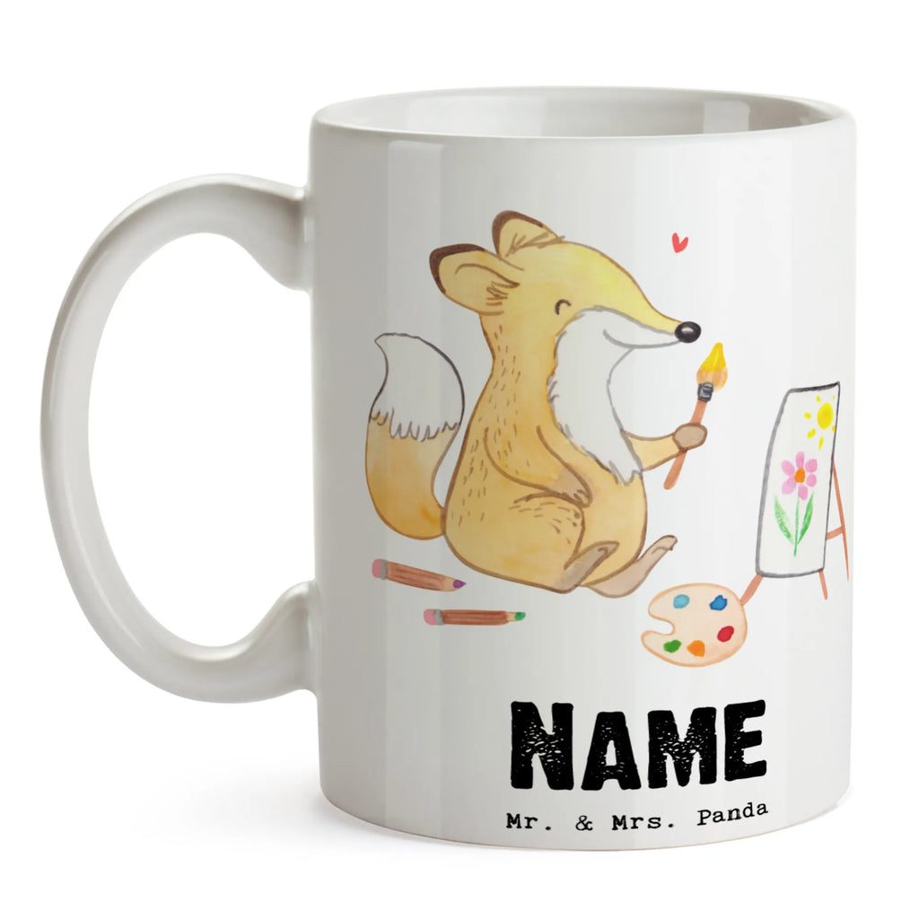 Personalisierte Tasse Fuchs  Malen Personalisierte Tasse, Namenstasse, Wunschname, Personalisiert, Tasse, Namen, Drucken, Tasse mit Namen, Geschenk, Sport, Sportart, Hobby, Schenken, Danke, Dankeschön, Auszeichnung, Gewinn, Sportler, Malen, Zeichnen, Hobbyzeichner, Künstler, Künstlerin