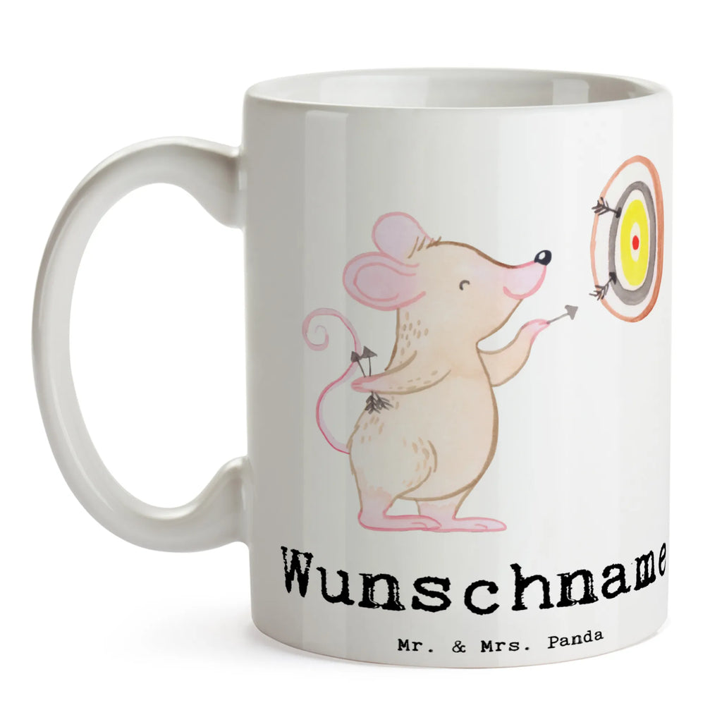 Personalisierte Tasse Maus Dart spielen Personalisierte Tasse, Namenstasse, Wunschname, Personalisiert, Tasse, Namen, Drucken, Tasse mit Namen, Geschenk, Sport, Sportart, Hobby, Schenken, Danke, Dankeschön, Auszeichnung, Gewinn, Sportler, Dart spielen, Darten, Darts, Dart Turnier