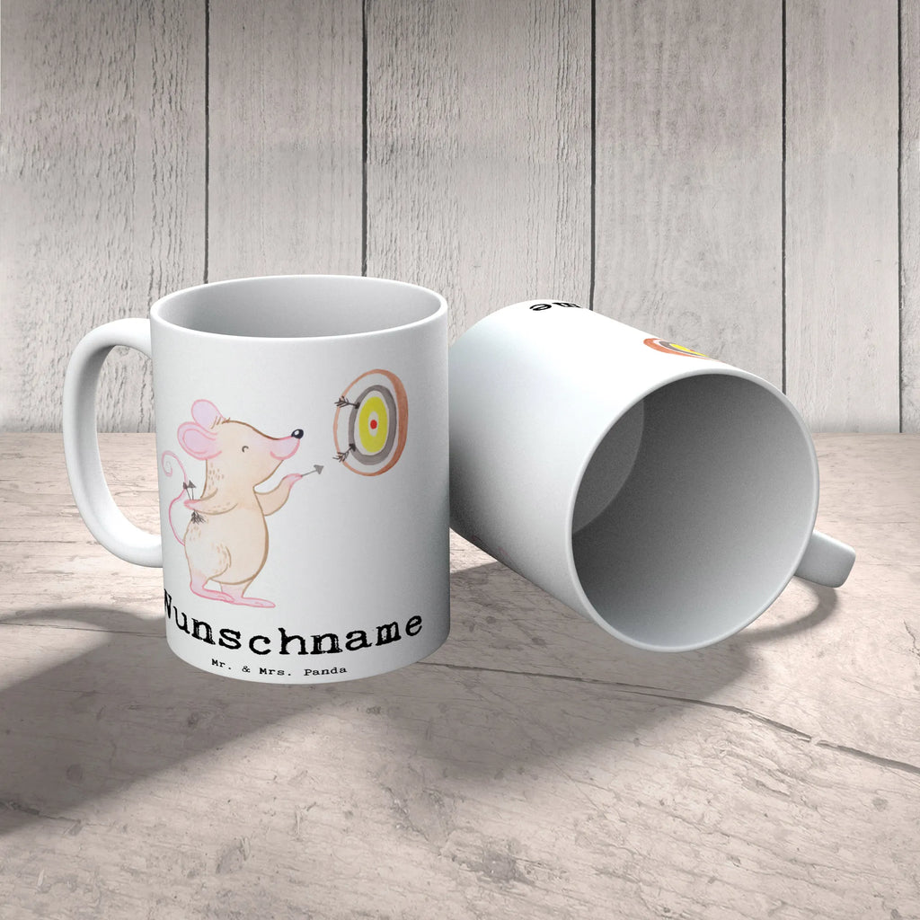 Personalisierte Tasse Maus Dart spielen Personalisierte Tasse, Namenstasse, Wunschname, Personalisiert, Tasse, Namen, Drucken, Tasse mit Namen, Geschenk, Sport, Sportart, Hobby, Schenken, Danke, Dankeschön, Auszeichnung, Gewinn, Sportler, Dart spielen, Darten, Darts, Dart Turnier