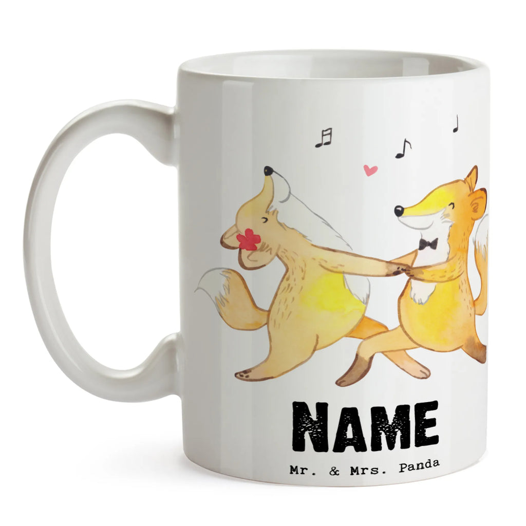 Personalisierte Tasse Füchse Salsa tanzen Personalisierte Tasse, Namenstasse, Wunschname, Personalisiert, Tasse, Namen, Drucken, Tasse mit Namen, Geschenk, Sport, Sportart, Hobby, Schenken, Danke, Dankeschön, Auszeichnung, Gewinn, Sportler, Salsa tanzen, Tanzschule, Tanzen, Tanzkurs