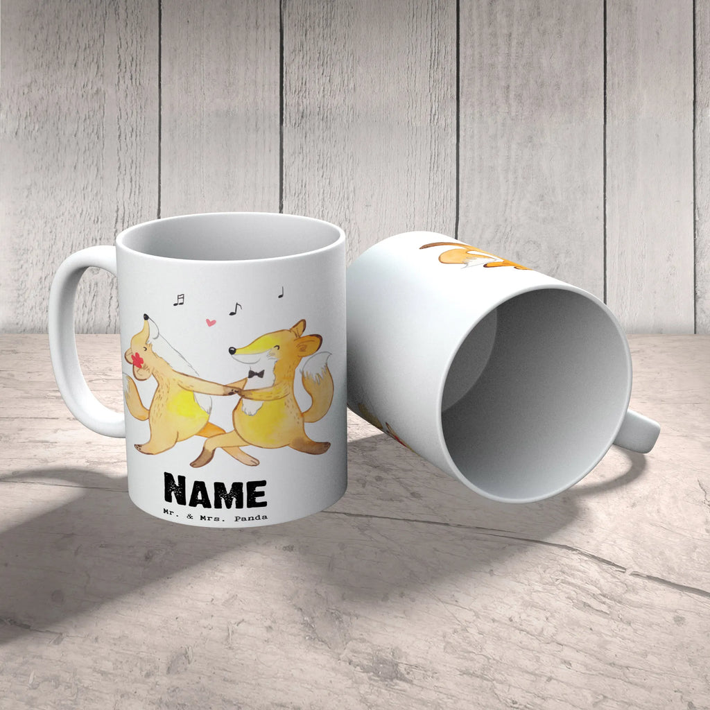 Personalisierte Tasse Füchse Salsa tanzen Personalisierte Tasse, Namenstasse, Wunschname, Personalisiert, Tasse, Namen, Drucken, Tasse mit Namen, Geschenk, Sport, Sportart, Hobby, Schenken, Danke, Dankeschön, Auszeichnung, Gewinn, Sportler, Salsa tanzen, Tanzschule, Tanzen, Tanzkurs