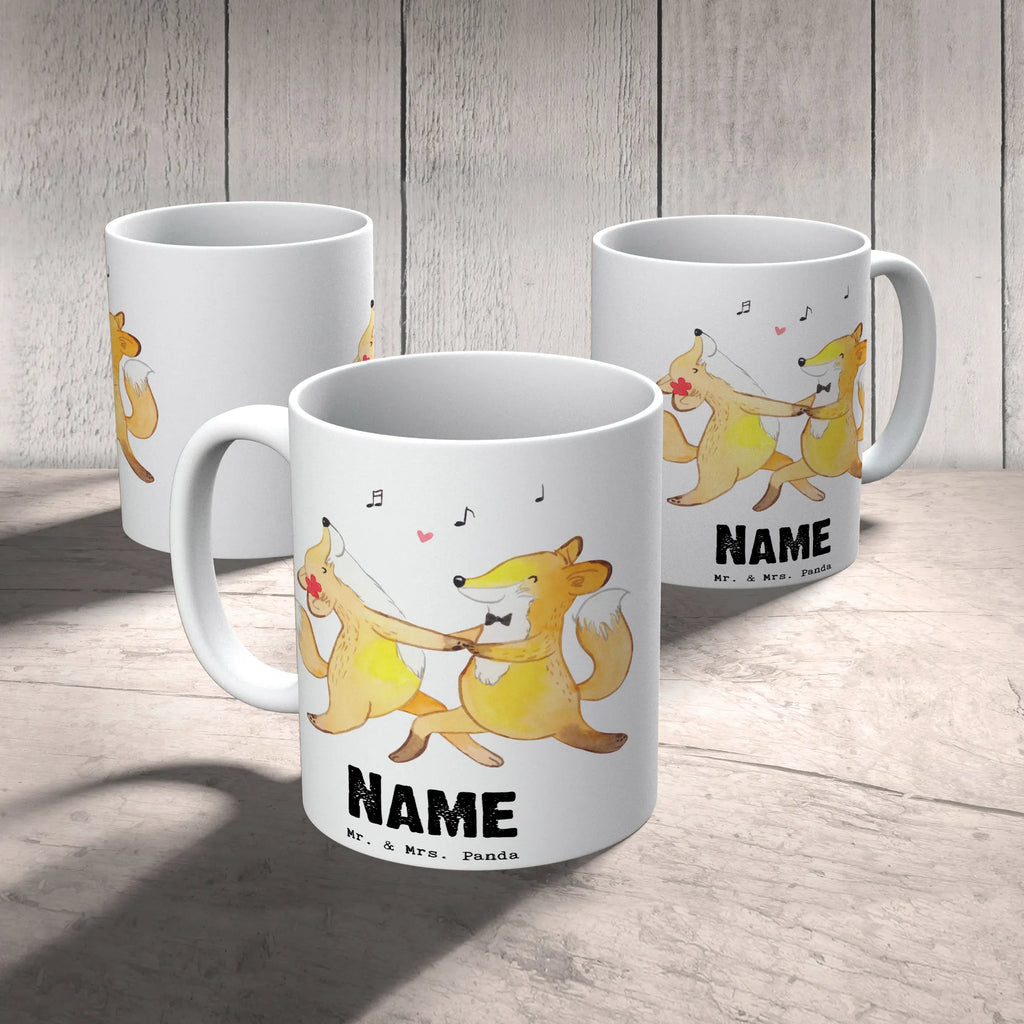 Personalisierte Tasse Füchse Salsa tanzen Personalisierte Tasse, Namenstasse, Wunschname, Personalisiert, Tasse, Namen, Drucken, Tasse mit Namen, Geschenk, Sport, Sportart, Hobby, Schenken, Danke, Dankeschön, Auszeichnung, Gewinn, Sportler, Salsa tanzen, Tanzschule, Tanzen, Tanzkurs