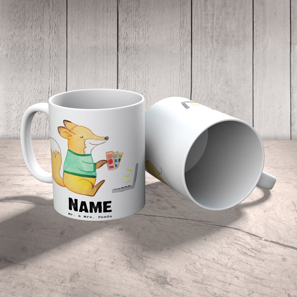 Personalisierte Tasse Mediengestalter mit Herz Personalisierte Tasse, Namenstasse, Wunschname, Personalisiert, Tasse, Namen, Drucken, Tasse mit Namen, Beruf, Ausbildung, Jubiläum, Abschied, Rente, Kollege, Kollegin, Geschenk, Schenken, Arbeitskollege, Mitarbeiter, Firma, Danke, Dankeschön, Grafiker, Designer, Mediengestalter, Grafikdesigner