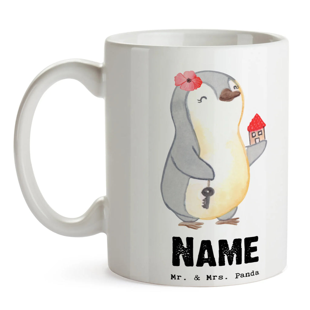 Personalisierte Tasse Immobilienmaklerin mit Herz Personalisierte Tasse, Namenstasse, Wunschname, Personalisiert, Tasse, Namen, Drucken, Tasse mit Namen, Beruf, Ausbildung, Jubiläum, Abschied, Rente, Kollege, Kollegin, Geschenk, Schenken, Arbeitskollege, Mitarbeiter, Firma, Danke, Dankeschön, Immobilienmaklerin, Immobilienhändlerin, Immobilienkauffrau, Immobilienbüro