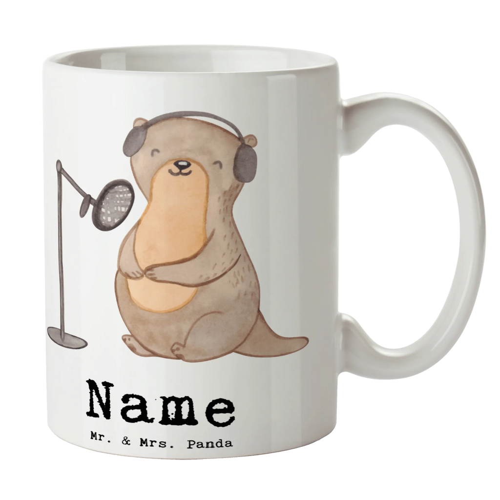 Personalisierte Tasse Otter Podcast aufnehmen Personalisierte Tasse, Namenstasse, Wunschname, Personalisiert, Tasse, Namen, Drucken, Tasse mit Namen, Geschenk, Sport, Sportart, Hobby, Schenken, Danke, Dankeschön, Auszeichnung, Gewinn, Sportler, Podcast aufnehmen, Podcast produzieren, Podcasterin, Podcaster