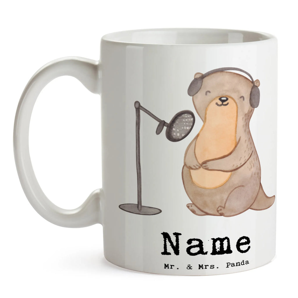 Personalisierte Tasse Otter Podcast aufnehmen Personalisierte Tasse, Namenstasse, Wunschname, Personalisiert, Tasse, Namen, Drucken, Tasse mit Namen, Geschenk, Sport, Sportart, Hobby, Schenken, Danke, Dankeschön, Auszeichnung, Gewinn, Sportler, Podcast aufnehmen, Podcast produzieren, Podcasterin, Podcaster