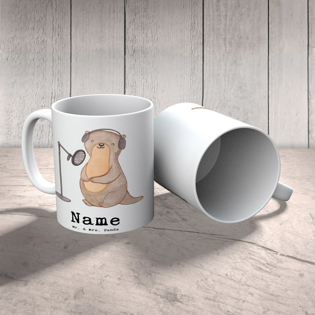 Personalisierte Tasse Otter Podcast aufnehmen Personalisierte Tasse, Namenstasse, Wunschname, Personalisiert, Tasse, Namen, Drucken, Tasse mit Namen, Geschenk, Sport, Sportart, Hobby, Schenken, Danke, Dankeschön, Auszeichnung, Gewinn, Sportler, Podcast aufnehmen, Podcast produzieren, Podcasterin, Podcaster