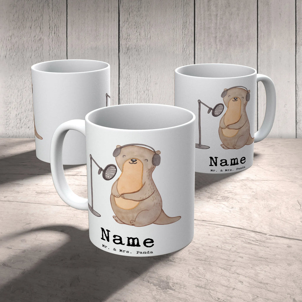 Personalisierte Tasse Otter Podcast aufnehmen Personalisierte Tasse, Namenstasse, Wunschname, Personalisiert, Tasse, Namen, Drucken, Tasse mit Namen, Geschenk, Sport, Sportart, Hobby, Schenken, Danke, Dankeschön, Auszeichnung, Gewinn, Sportler, Podcast aufnehmen, Podcast produzieren, Podcasterin, Podcaster