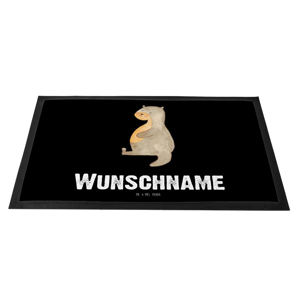 Personalisierte Fußmatte Otter Bauch Personalisierte Fußmatte, Fußmatte mit Namen, Personalisieruung, Personalisiert, Fußmatte bedrucken, Türvorleger mit Namen, Haustürmatte personalisiert, Namensfussmatte, Wunschnamen, Bedrucken, Türvorleger personalisiert, Otter, Fischotter, Seeotter, Otter Seeotter See Otter