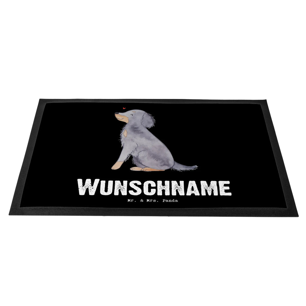 Personalisierte Fußmatte Gordon Setter Lebensretter Personalisierte Fußmatte, Fußmatte mit Namen, Personalisieruung, Personalisiert, Fußmatte bedrucken, Türvorleger mit Namen, Haustürmatte personalisiert, Namensfussmatte, Wunschnamen, Bedrucken, Türvorleger personalisiert, Hund, Hunderasse, Rassehund, Hundebesitzer, Geschenk, Tierfreund, Schenken, Welpe, Gordon Shetter, Jagdhund