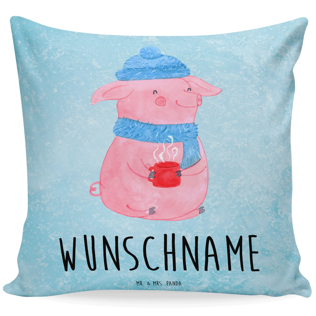 Personalisiertes Kissen Glühschwein Kissen, personalisiert, Name, Wunschname, bedrucken, Kopfkissen, Winter, Weihnachten, Weihnachtsdeko, Nikolaus, Advent, Heiligabend, Wintermotiv, Glühschwein, Glühwein, Weihnachtsmarkt, Punsch