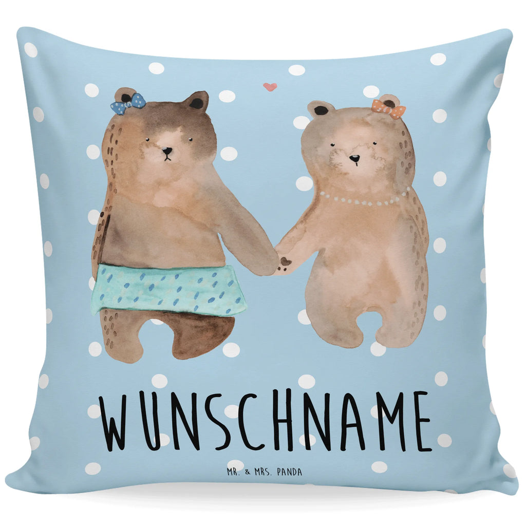 Personalisiertes Kissen Bär Freundin Kissen, personalisiert, Name, Wunschname, bedrucken, Kopfkissen, Bär, Teddy, Teddybär, Bär Freundin Beste Freund Liebe Liebesbeweis Verliebt Kumpel Kumpeliene