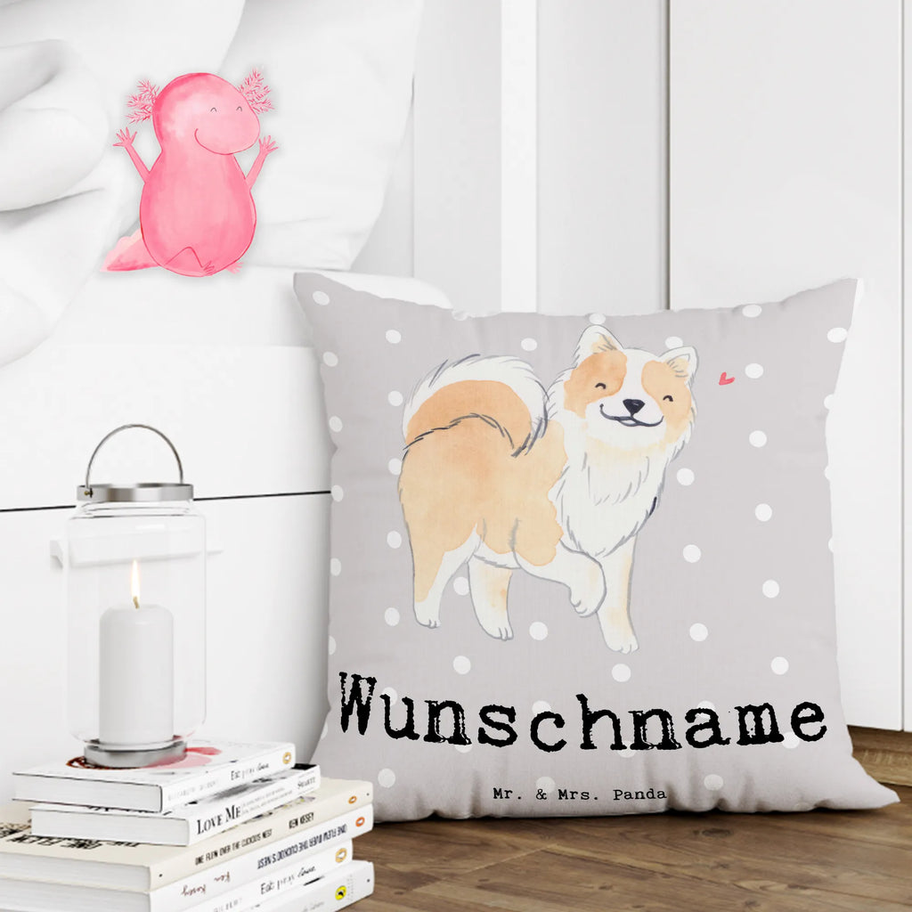 Personalisiertes Kissen Islandhund Lebensretter Kissen, personalisiert, Name, Wunschname, bedrucken, Kopfkissen, Hund, Hunderasse, Rassehund, Hundebesitzer, Geschenk, Tierfreund, Schenken, Welpe, Islandhund, isländischer Schäferhund