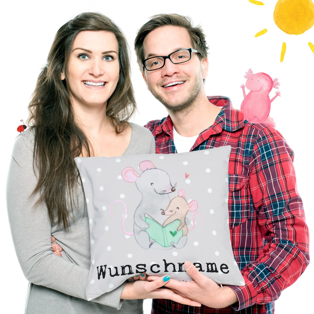 Personalisiertes Kissen Maus Beste Adoptivmutter der Welt Kissen, personalisiert, Name, Wunschname, bedrucken, Kopfkissen, für, Dankeschön, Geschenk, Schenken, Geburtstag, Geburtstagsgeschenk, Geschenkidee, Danke, Bedanken, Mitbringsel, Freude machen, Geschenktipp, Adoptivmutter, Adoptivmama, adoptiert, Mama, Mami, Mutter, Muttertag, Mutti, Ma, Tochter, Sohn, Beste Mama, Beste, Supermama