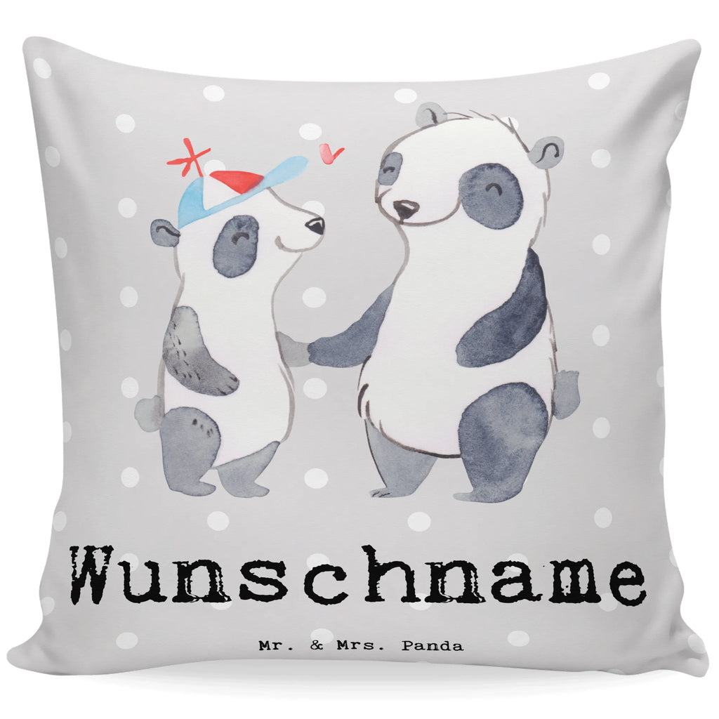 Personalisiertes Kissen Panda Bester Cousin der Welt Kissen, personalisiert, Name, Wunschname, bedrucken, Kopfkissen, für, Dankeschön, Geschenk, Schenken, Geburtstag, Geburtstagsgeschenk, Geschenkidee, Danke, Bedanken, Mitbringsel, Freude machen, Geschenktipp, Cousin, Kousin, Vetter, Sohn von Onkel, Sohn von Tante, Familie, Verwandtschaft, Cousine