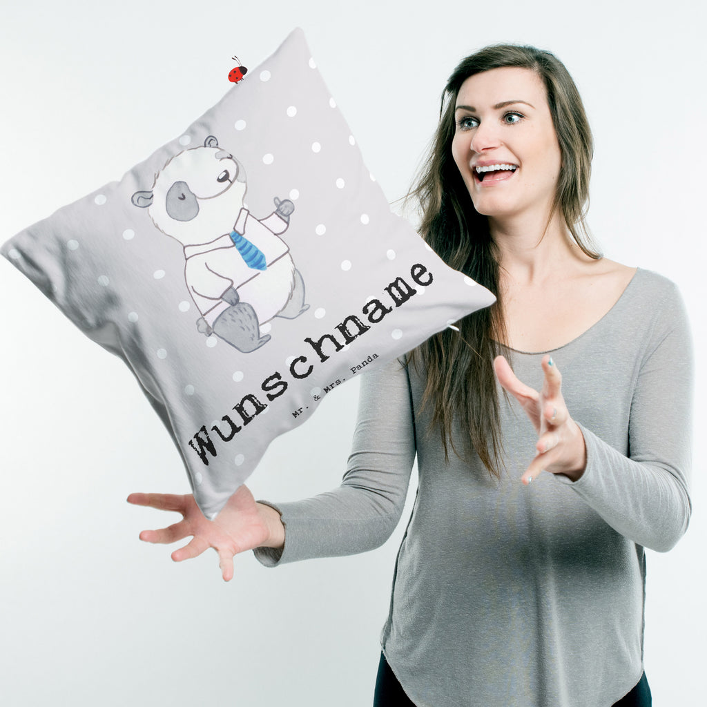 Personalisiertes Kissen Panda Bester Trauzeuge der Welt Kissen, personalisiert, Name, Wunschname, bedrucken, Kopfkissen, für, Dankeschön, Geschenk, Schenken, Geburtstag, Geburtstagsgeschenk, Geschenkidee, Danke, Bedanken, Mitbringsel, Freude machen, Geschenktipp, Trauzeuge, Trauhzeuge, Hochzeit, Heirat, JGA, Trauung, Kirche, Standesamt, Braut, Bräutigam