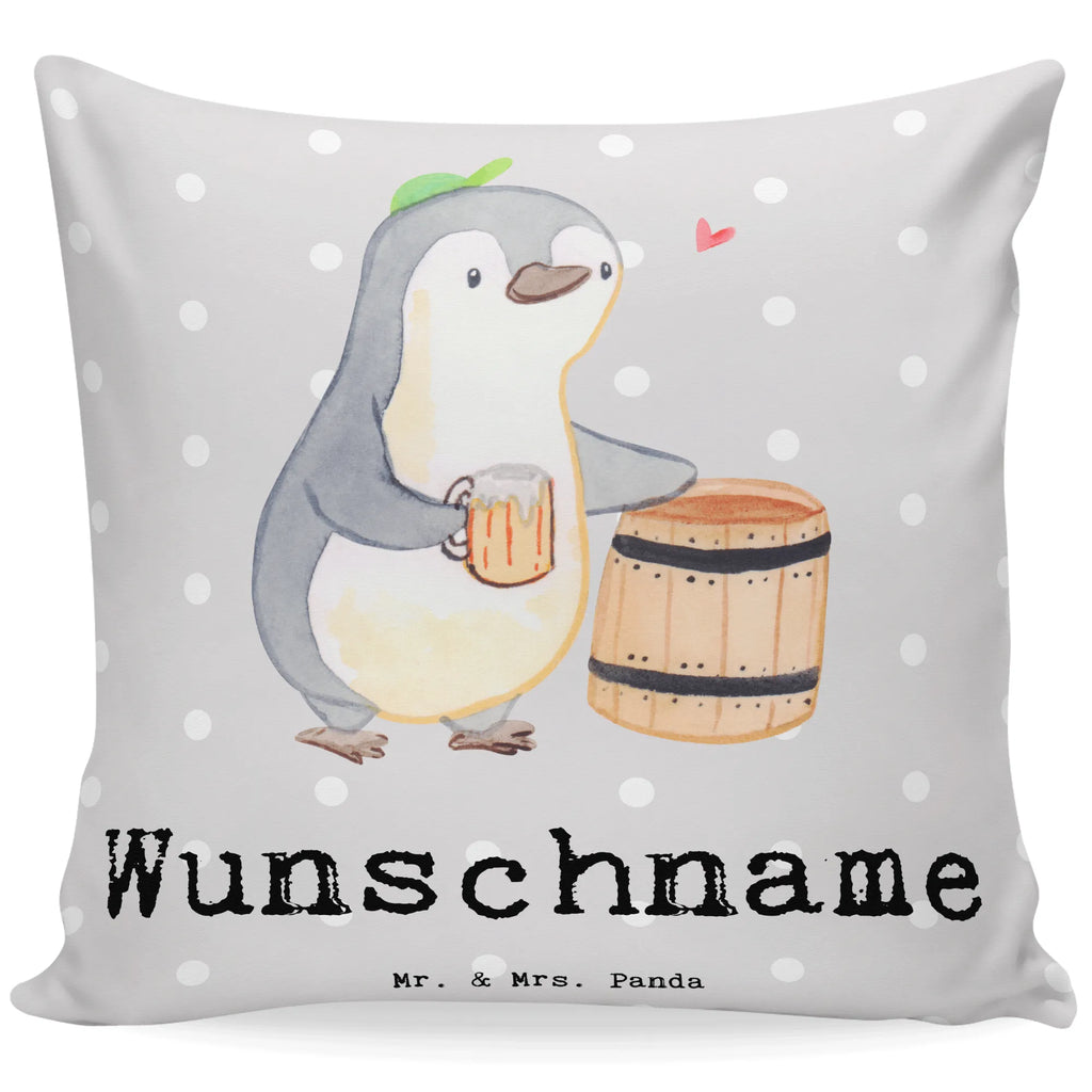 Personalisiertes Kissen Pinguin Bester Trinkbruder der Welt Kissen, personalisiert, Name, Wunschname, bedrucken, Kopfkissen, für, Dankeschön, Geschenk, Schenken, Geburtstag, Geburtstagsgeschenk, Geschenkidee, Danke, Bedanken, Mitbringsel, Freude machen, Geschenktipp, Trinkbruder, Trinkkumpel, Kumpel, Saufkumpane, Kumpane, Trinken, Party, Kleinigkeit