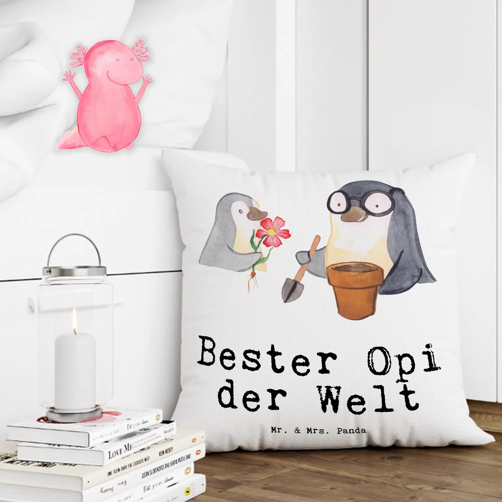 40x40 Kissen Pinguin Bester Opi der Welt Kissenhülle, Kopfkissen, Sofakissen, Dekokissen, Motivkissen, sofakissen, sitzkissen, Kissen, Kissenbezüge, Kissenbezug 40x40, Kissen 40x40, Kissenhülle 40x40, Zierkissen, Couchkissen, Dekokissen Sofa, Sofakissen 40x40, Dekokissen 40x40, Kopfkissen 40x40, Kissen 40x40 Waschbar, für, Dankeschön, Geschenk, Schenken, Geburtstag, Geburtstagsgeschenk, Geschenkidee, Danke, Bedanken, Mitbringsel, Freude machen, Geschenktipp, Großvater, Grossvater, Opa, Opi. Großpapa, Großeltern, Nichte, Neffe, Kleinigkeit, Oppa, Oppi, Bester